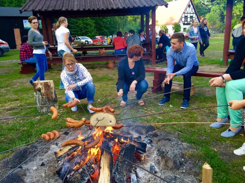 Ognisko pożegnalne klasy VIc