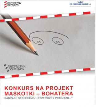 Konkurs PKP na projekt maskotki - bohatera