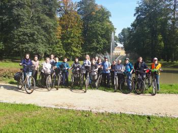 Klasa VId na rowerowej wycieczce Poznajemy okolice Lublińca